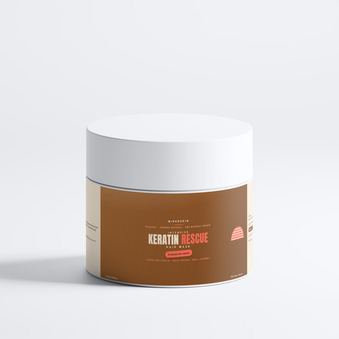 MirenSkin Keratin Intensive Rescue Hair Mask for dry, damaged hair