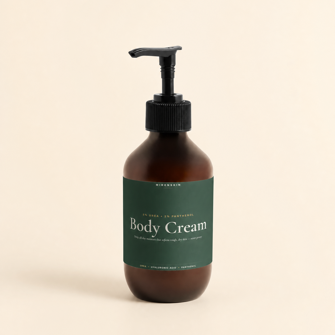 MirenSkin Urea & Panthenol Body Cream for seriously dry skin
