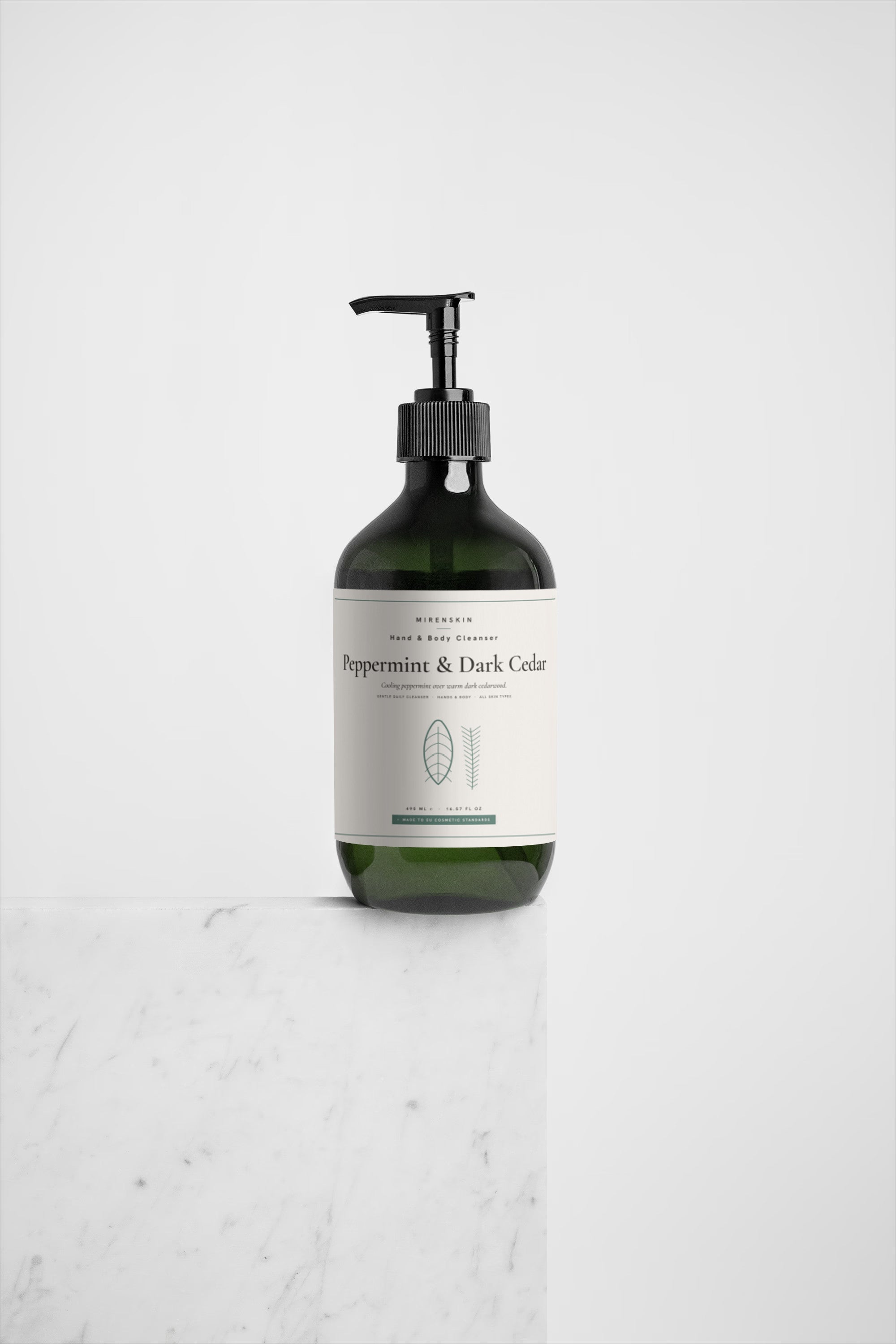 Peppermint & Dark Cedar — Hand & Body Cleanser