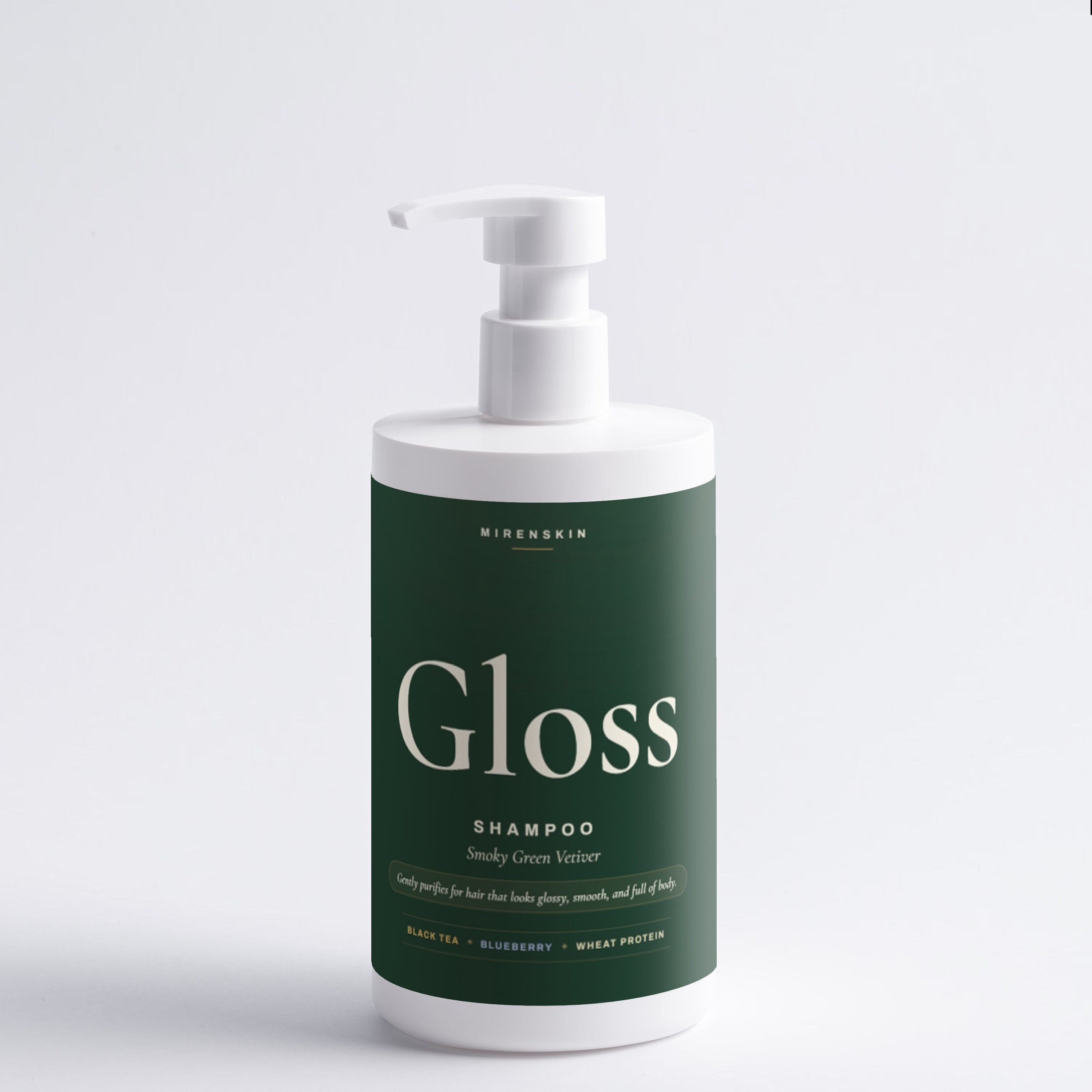 Gloss Shampoo — Smoky Green Vetiver