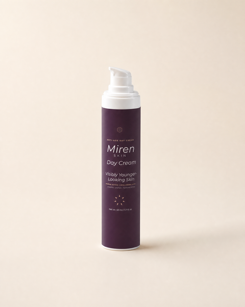MirenSkin Anti-Age Day Cream — hyaluronic acid daily moisturizer bottle