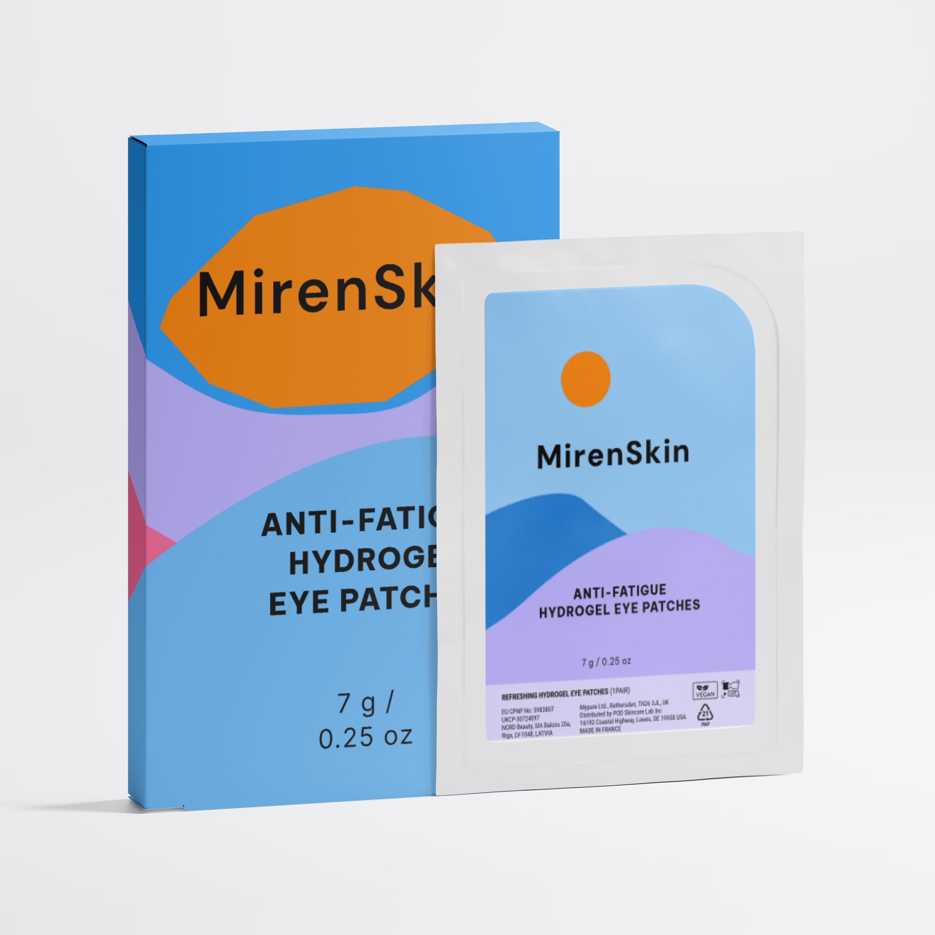 MirenSkin Anti-Fatigue Hydrogel Eye Patches — cooling patches for tired-looking eyes