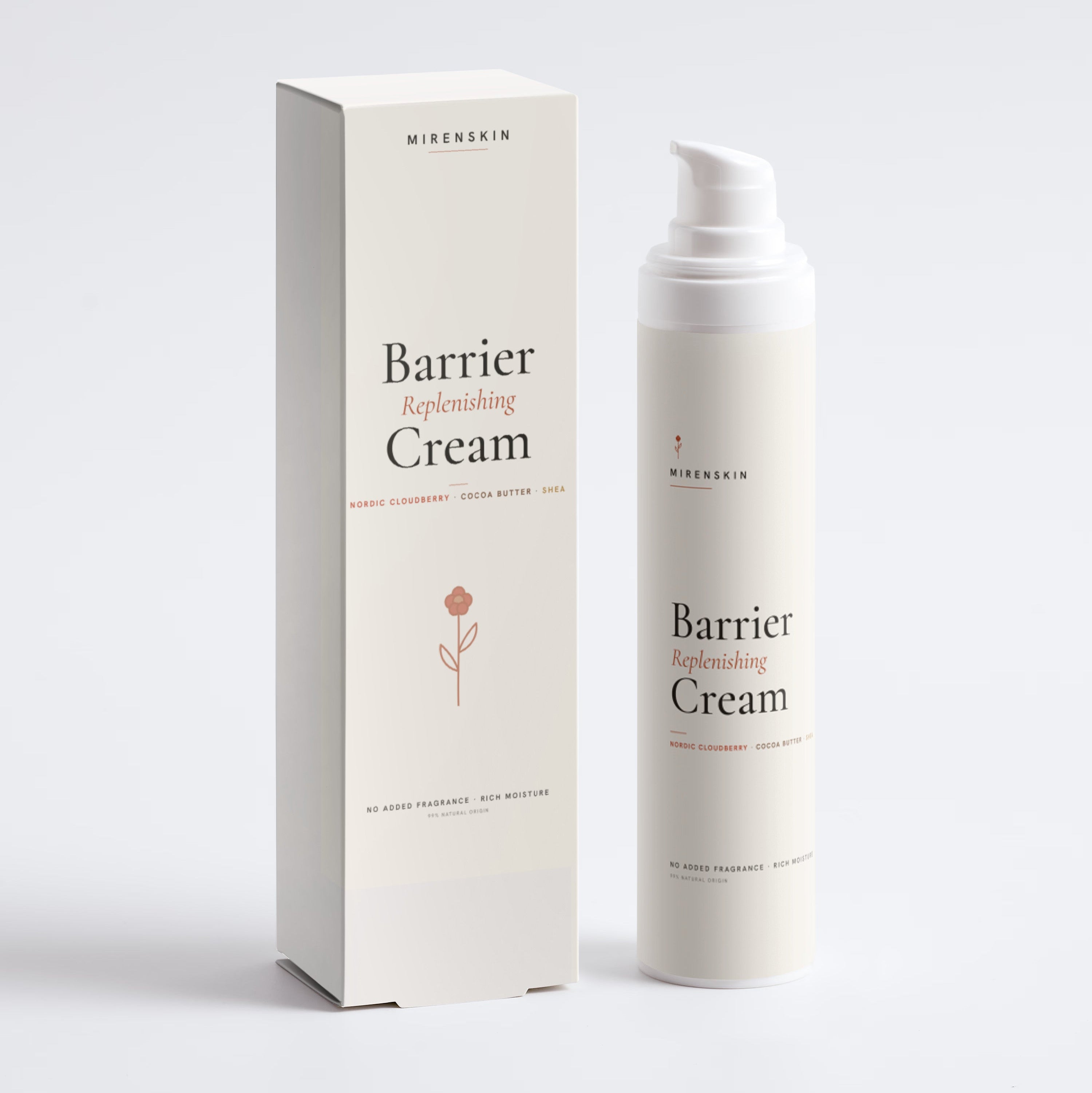 MirenSkin Barrier Replenishing Cream — rich face cream for dry, mature skin
