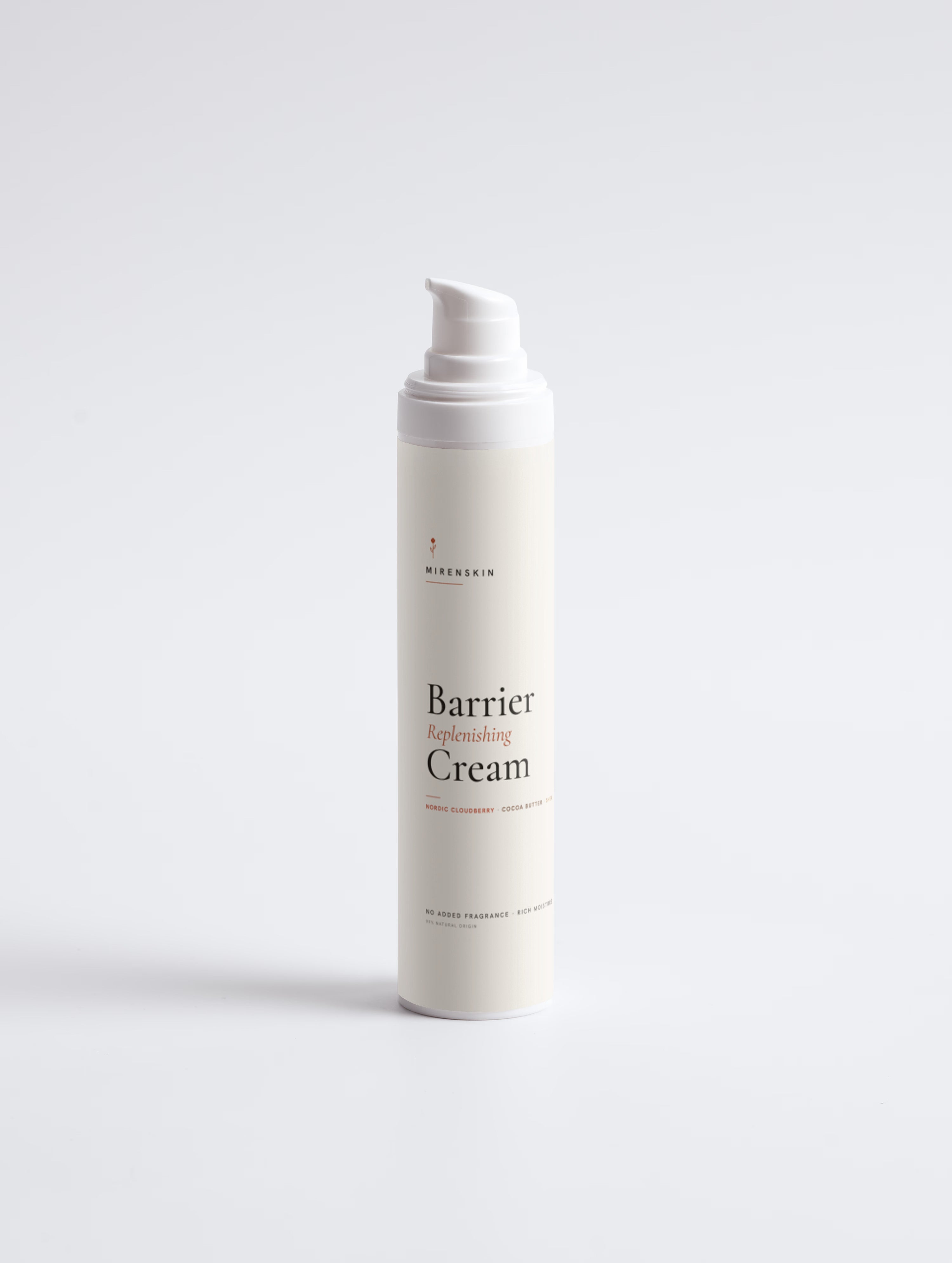 MirenSkin Barrier Replenishing Cream — rich, velvety texture