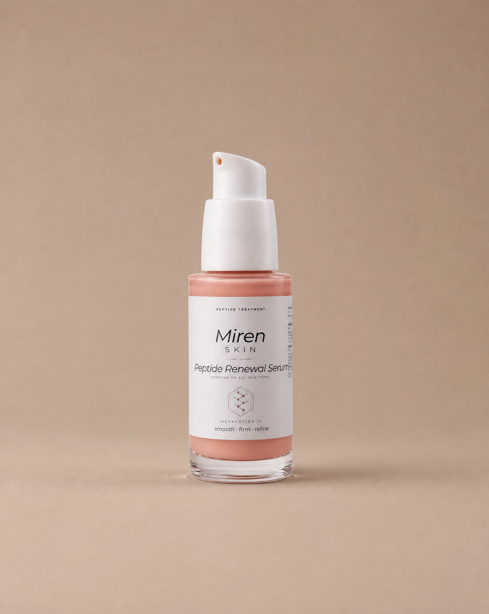 MirenSkin HexaPeptide-11 Serum — peptide serum with dual-weight hyaluronic acid
