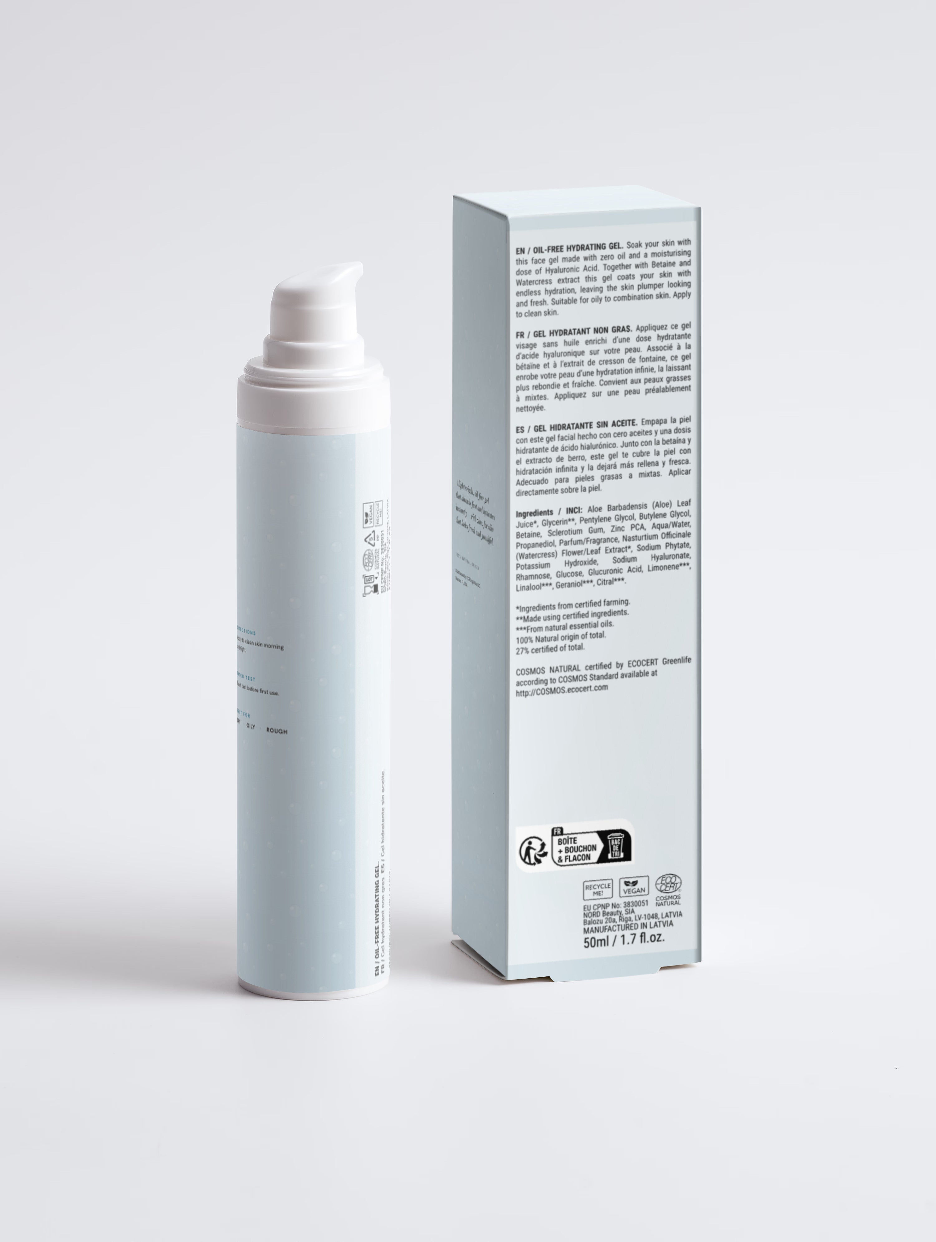 MirenSkin Oil-Free Hydrating Gel — lightweight oil-free moisturizer
