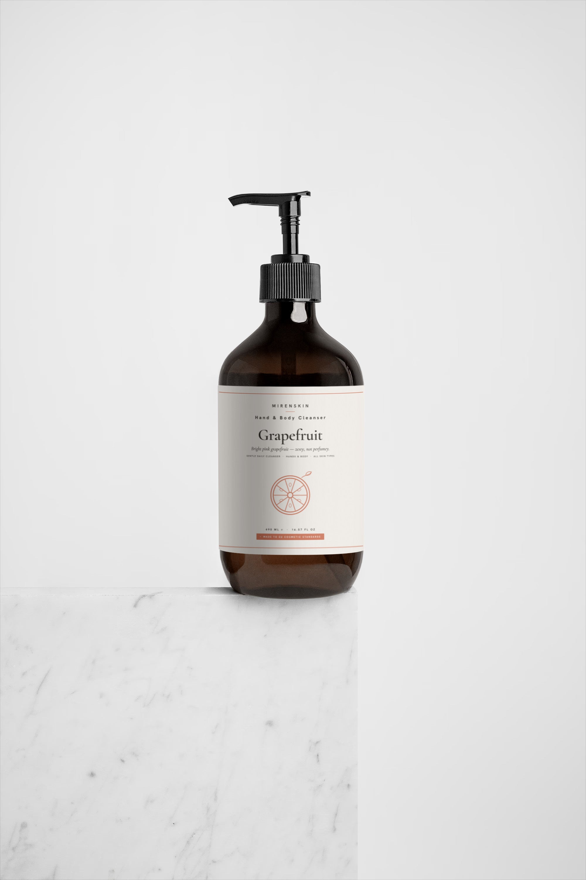 MirenSkin Grapefruit Hand & Body Cleanser packaging
